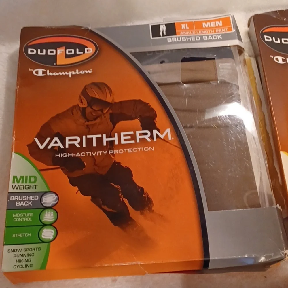 Duofold Varitherm ankle length pants and long sleeve crew champion